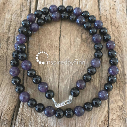 <u>DARK (MAX STRENGTH)<br>CURBS HYPERACTIVITY & Attention Deficit, Improves Focus<br></u>Kids Necklace