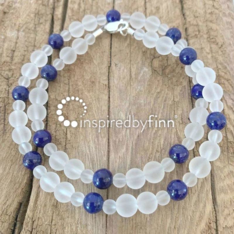 <u>Adult/Adolescent Lapis Lazuli Gemstone Necklace</u>
