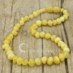 <u>Baltic Amber Necklace - Polished Butter - All Kids Sizes</u>