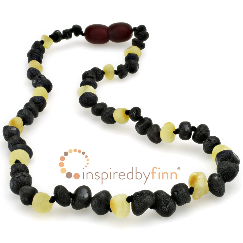 <u>SAVE $20.95 w/ Code: FREE<br>- Amber Necklace Set - Adult & Kids Unolished Dark with Light</u>