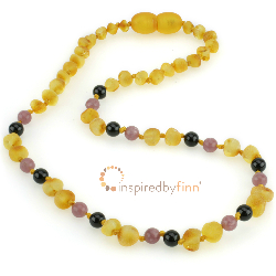 <u>Baltic Amber Necklace - Kids Unpolished Harvest + CURBS HYPERACTIVITY, All Kids Sizes - Inspired By Finn</u>