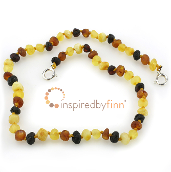 <u>Baltic Amber Anklet - Adjustable<br></u>Unpolished Diversity