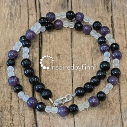 <u>NEW! MAX STRENGTH with Shungite<br>Curbs Hyperactivity & Attn Deficit, Improves Focus<br>Adult Necklace</u>