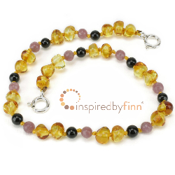 <u>Adjustable Baltic Amber Anklet-Golden Sw + Curbs Hyperactivity & Attn Deficit, Improves Focus</u>