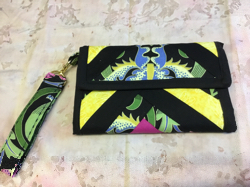 Wallet Black With strap