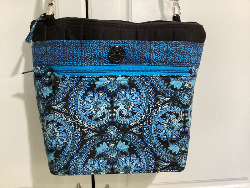 Blue Paisley Bag