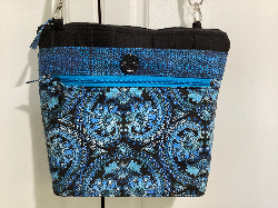 Blue Paisley Bag
