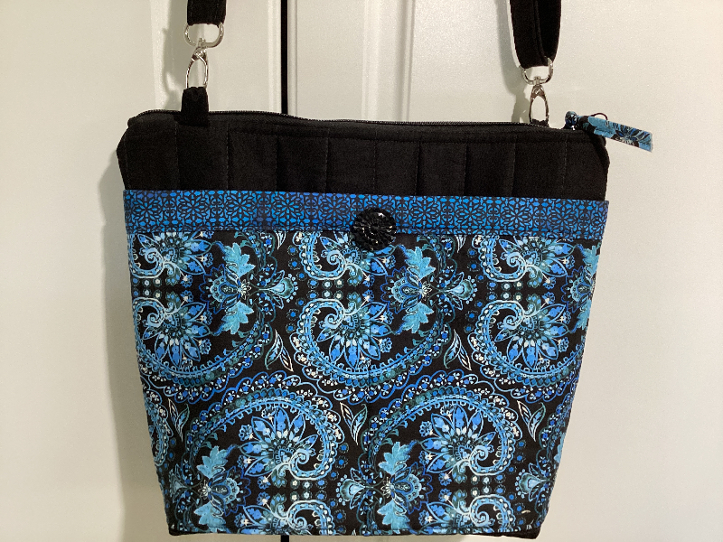 Blue Paisley Bag