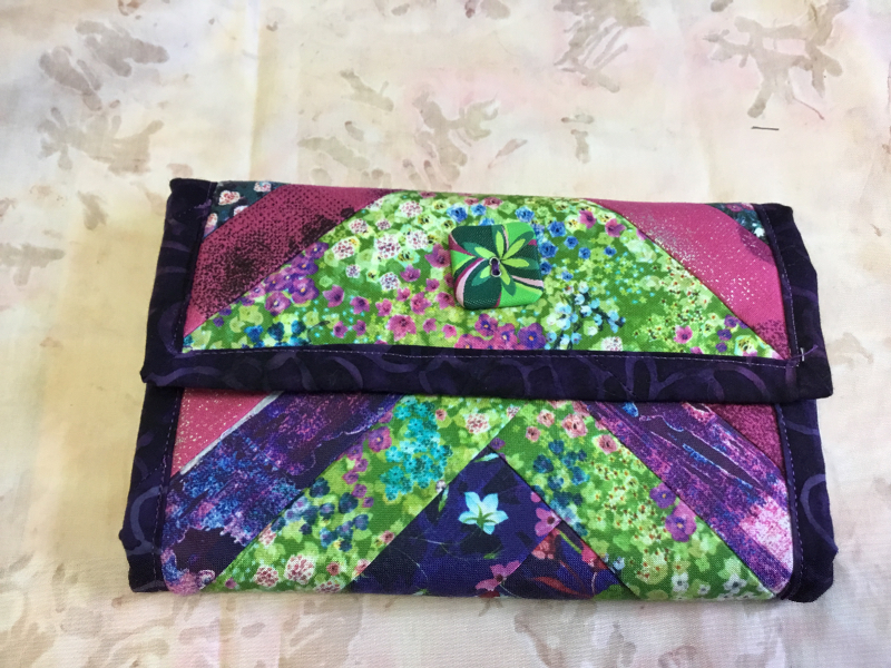 Wallet Green Floral