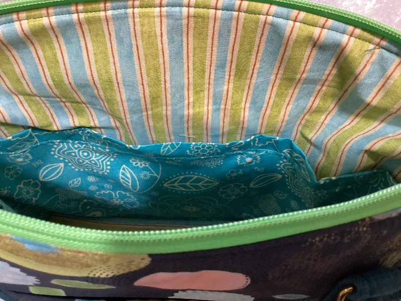 Circles Teal Bag
