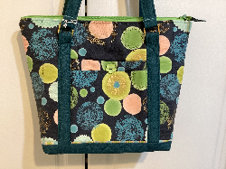 Circles Teal Bag