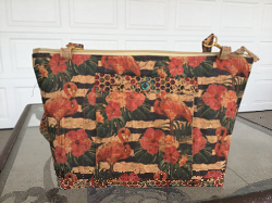 Tropical &ldquo;cork&rdquo; Bag