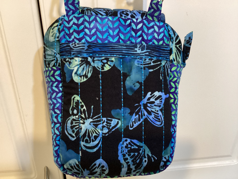 On the Go/ Blue Butterflies Bag