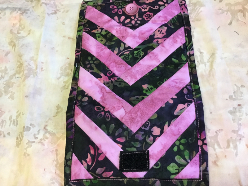 Wallet Black/ Pink Batik