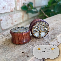 Tree of life ear plug