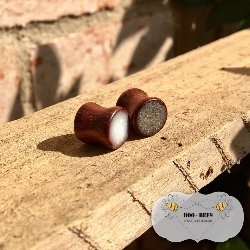 Natural Brown Wood Ear Plugs