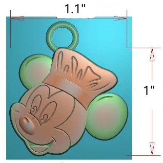 Chef Mouse, Set of 5 Pulls