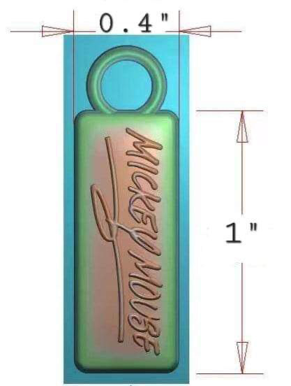 Mouse Sig Zipper Pull Set of 5 *LAST CALL*