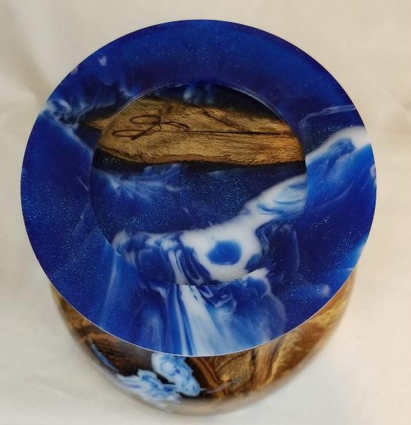 Goblet Style Cast Beech Bowl (5" x 5")