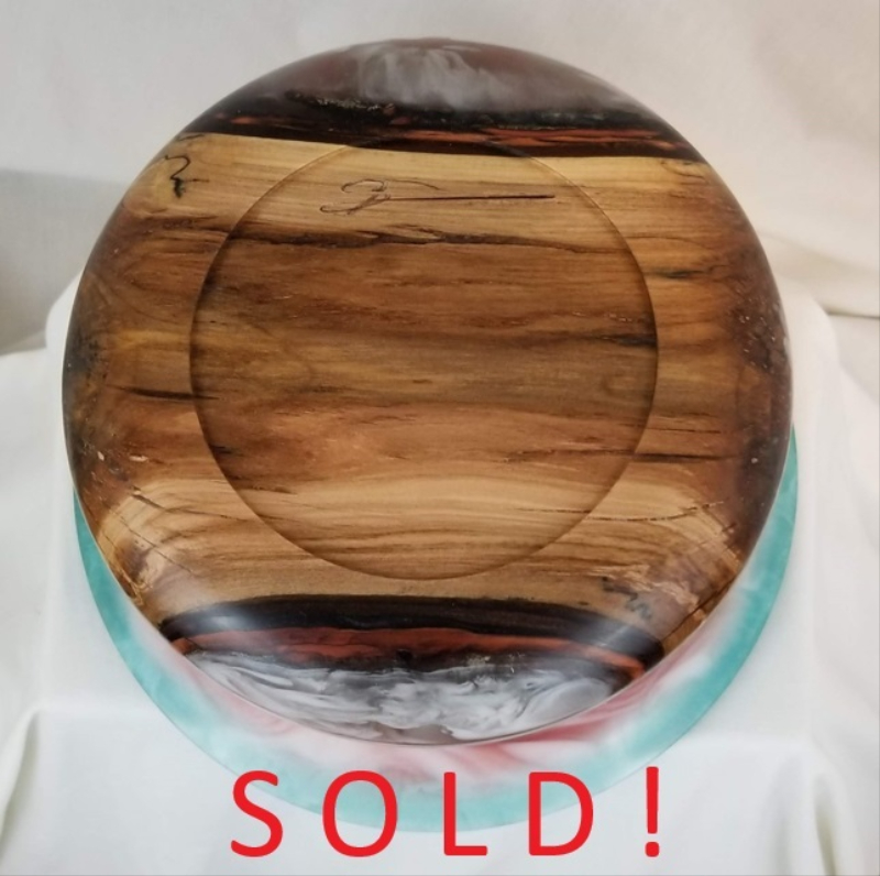 Colorful Cast Maple Bowl (8" x 4-1/2")