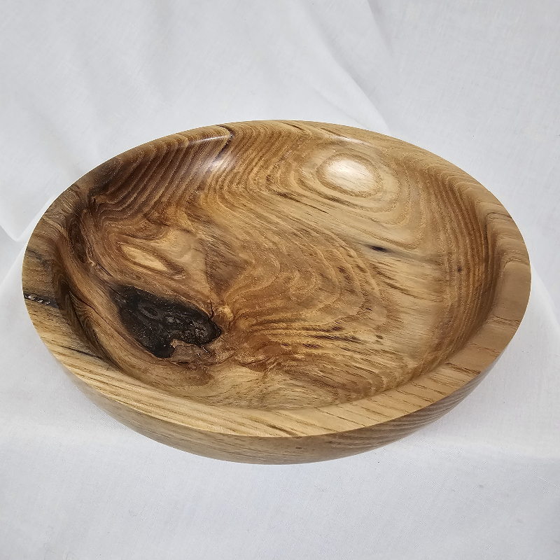 Maple Bowl with Soft Red Casting (7" x 1-1/4")