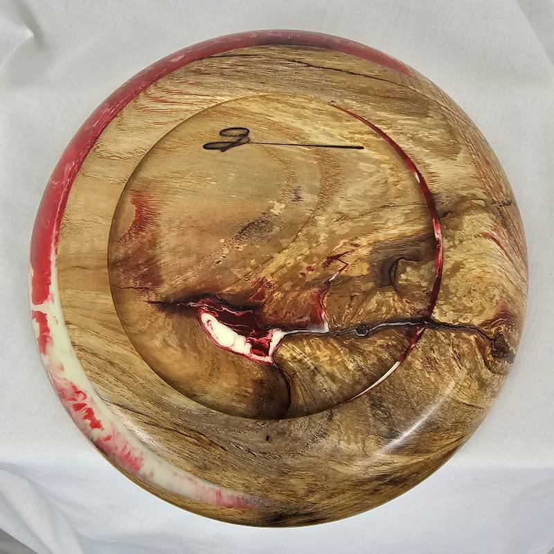 Maple Bowl with Casting (7" x 1")