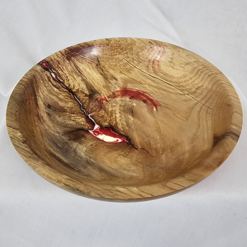 Maple Bowl with Casting (7" x 1")