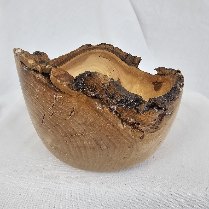Little Crotch Live Edge Maple Bowl (4-1/2" x #3 deep)