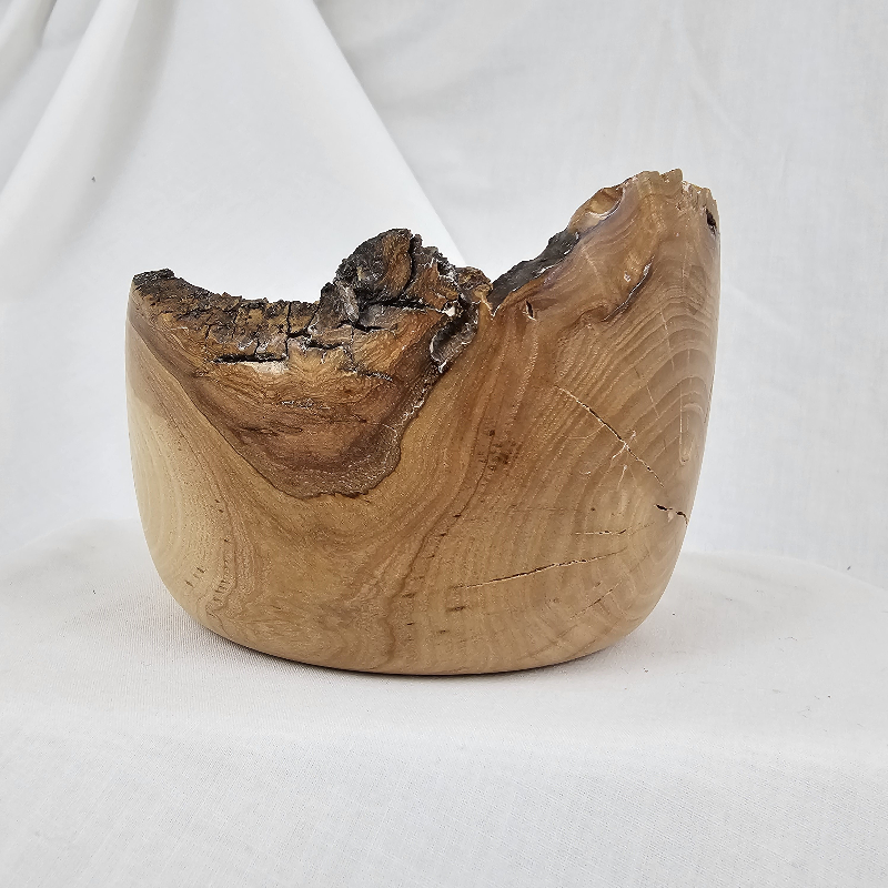Little Crotch Live Edge Maple Bowl (4-1/2" x #3 deep)