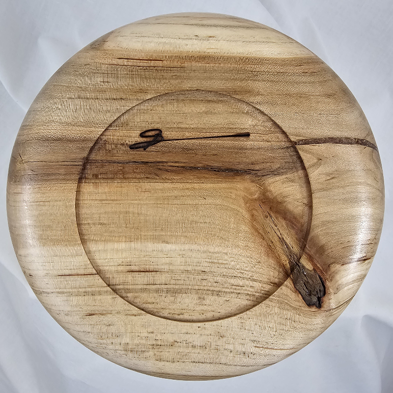 Small Live Edge Maple Bowl (7" x 5")