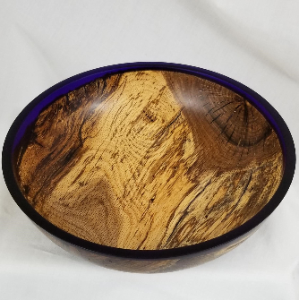 Purple Cast Oak Bowl (9" x 2-1/2")