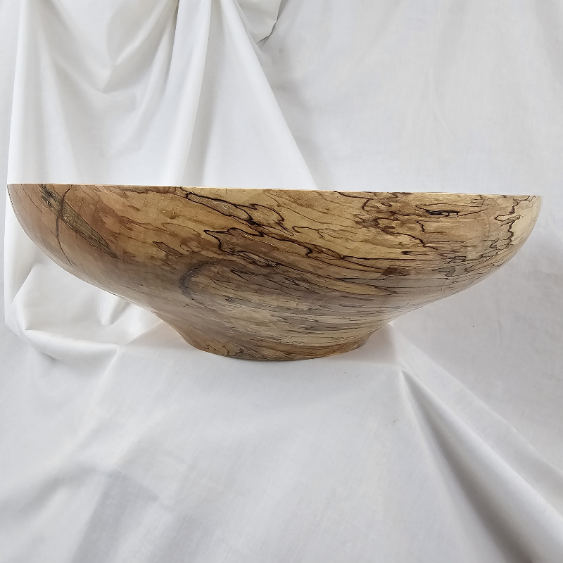 Large Splated Maple Bowl (16-1/2" x 5")