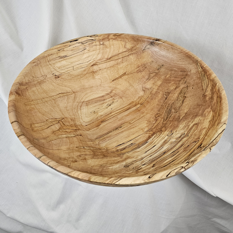 Large Splated Maple Bowl (16-1/2" x 5")